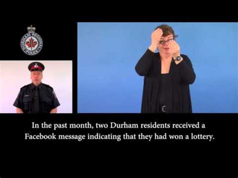 the deaf lottery scam.